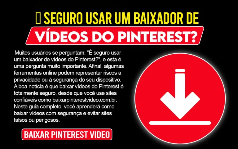 Principais Benefícios de Usar um Downloader de Vídeos do Pinterest Online
